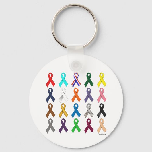 リボン数々のの キーホルダー (正面)