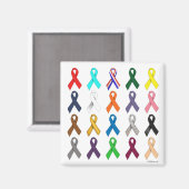 リボン数々のの マグネット (正面/裏面)