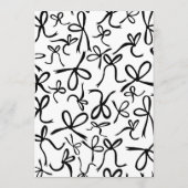 リボン枠エレガントブライダルシャワーカスタム メニュー (裏面)