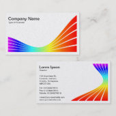 リボン波 – スペクトル 名刺 (正面/裏面)