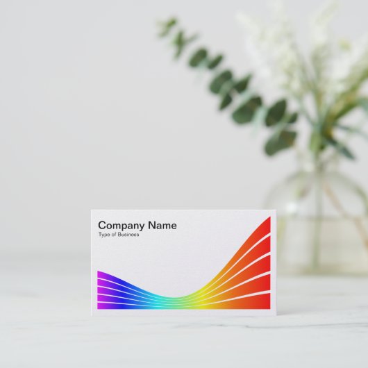 リボン波 – スペクトル 名刺 (スタンド正面)