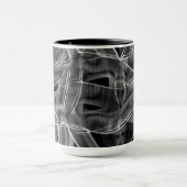 リボン状の曲線、ハイライト表示されたレリーフ、 浮き彫り マグカップ (中央)