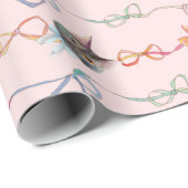 リボン猫(cat with ribbon/gato com fita) ラッピングペーパー (ロールコーナー)