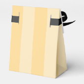 リボン用ストライプ箱を備えた黄色いリボン模様テント フェイバーボックス (裏面サイド)