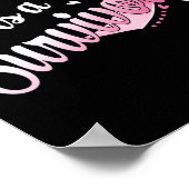 リボン私の母は生き残った乳がん患者である ポスター (角)