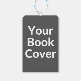 リボン穴付き1冊のブックブックマーク ギフトタグ
