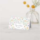 リボン結婚フローラ座席表 プレイスカード (裏面)