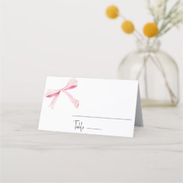 リボン結婚フローラ座席表 プレイスカード