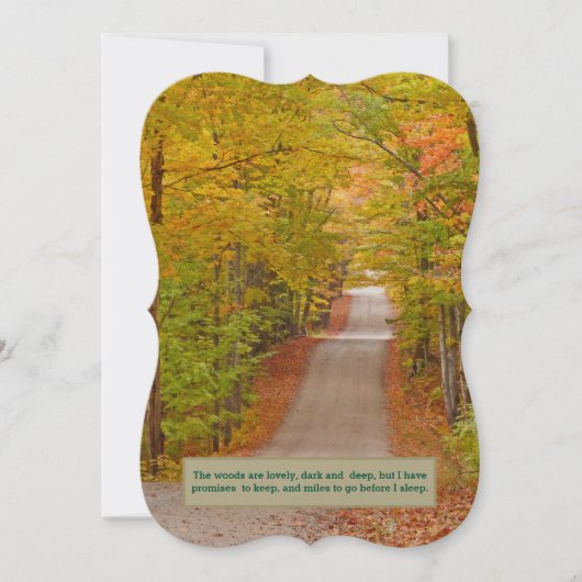 リボン通り道路の紅葉ユーモア (正面)