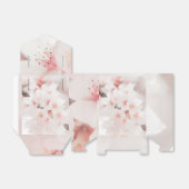 リボン3" x 1.5" x 3.25インチ付き小さなテント用化粧箱 フェイバーボックス (折り畳みなし)