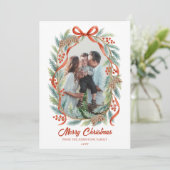 リボン エバーグリーン フォト クリスマス ホリデー (スタンド正面)