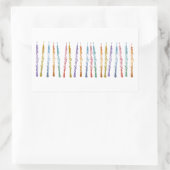 リボン・オブ・オーボエ 長方形シール (バッグ)