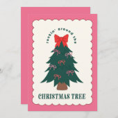 リボン ガーリー クリスマス ツリー (正面/裏面)