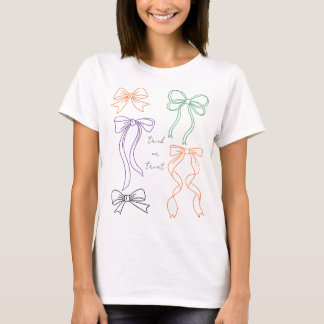 リボン+コケットハロウィン Tシャツ
