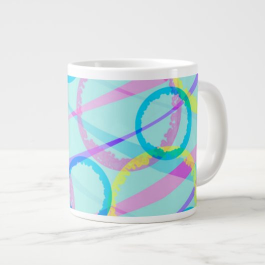 リボン ジャンボコーヒーマグカップ (正面右)