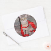 リボン ラウンドシール (封筒)