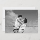 リボン ラブ スイートハート カップル シャワー パーティー ご招待 招待状 (裏面)