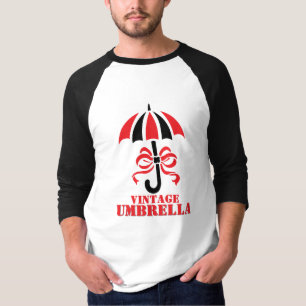 リボン+リボンデザインのエレガントなヴィンテージ傘 Tシャツ