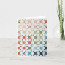 リボン＆ローズのクッションカバーのパーソナライズされたグリーティングカード