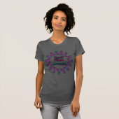 リボン/円…甲状腺疾患 Tシャツ (正面フル)