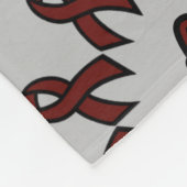 リボン/円…APS フリースブランケット (角)