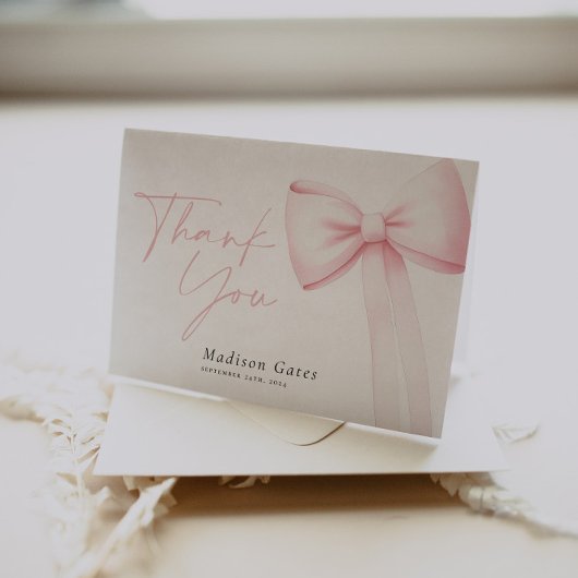 リボン 感謝カード