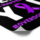 リボン.過剰摂取の意識4 ポスター (角)