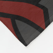 リボン – 部族 フリースブランケット (角)