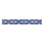 リボン(青い白の色) グログランリボン (正面)