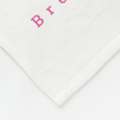 リボンDandelion信仰ホープ愛の乳がん フリースブランケット (角)