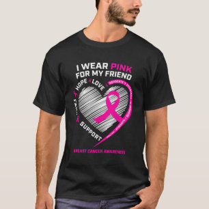 リボンI衣服Kの友人の乳がん患者 Tシャツ