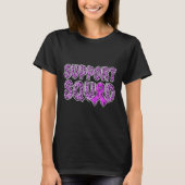 リボンLeopard Print Support Squad Overdose Tシャツ (正面)
