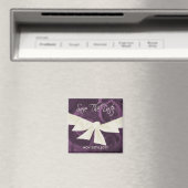 リボンnバラ日付マグネットを保存 マグネット (インサイチュ (食洗機))