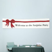 リボ縁どンレッド+バックグラファー。&アイディア 横断幕 (トレードショー)