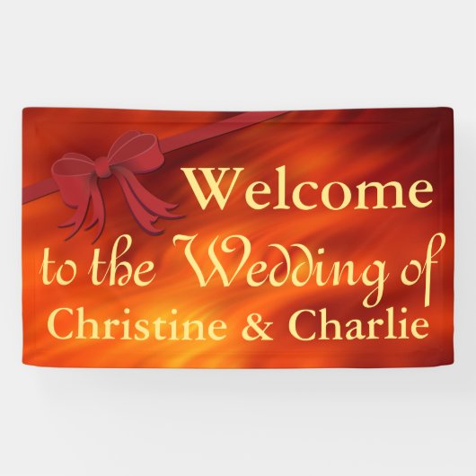 リボ縁どンレッド+バックグラファー。&アイディア 横断幕 (横)