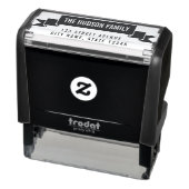 リボ魅力的ンパーソナライズされたゴム印 セルフインキングスタンプ (商品)