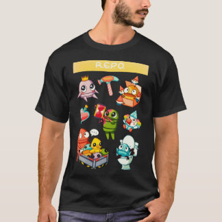 リポ 楽しい レトロ Tシャツ
