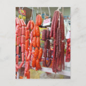 リマのソーセージ市場 ポストカード (正面)