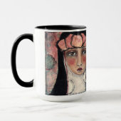 リマの神のコーヒー・マグの聖者のバラは愛です マグカップ (左)