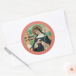 リマの聖ローザ（詳細; K 48） ラウンドシール