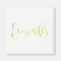 リマインダーイベントグリーンリーフグリーンリーホワイトを記憶