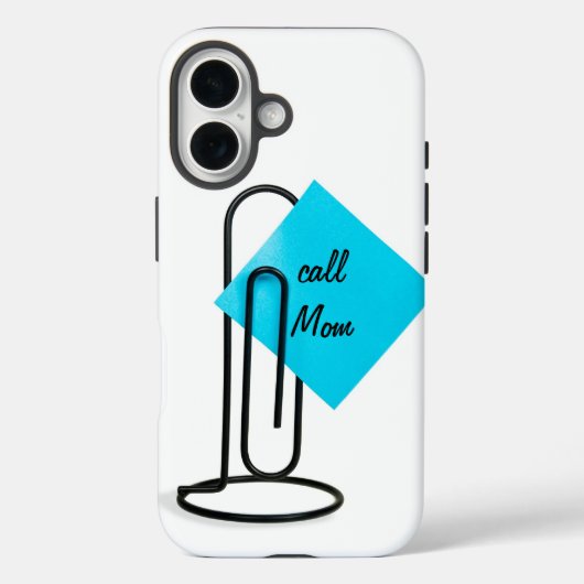 リマインダー付箋付きクリップ Case-Mate iPhoneケース (裏面)
