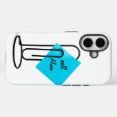 リマインダー付箋付きクリップ Case-Mate iPhoneケース (裏面 (横))