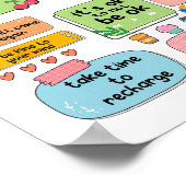 リマインダー十分なメンタルヘルス認識度 ポスター (角)