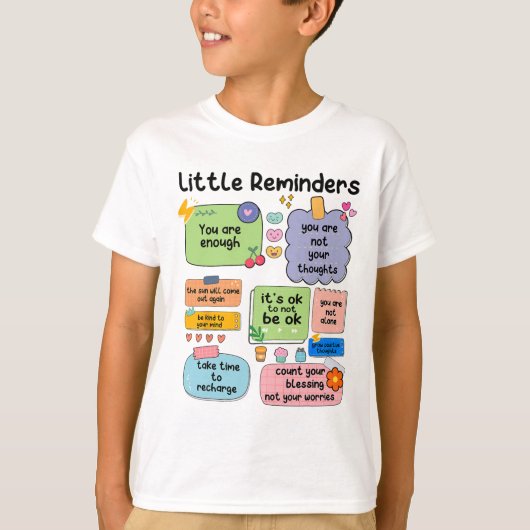 リマインダー十分なメンタルヘルス認識度 Tシャツ (正面)