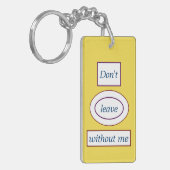 「リマインダー」両面アクリルキーチェーン キーホルダー (正面左)