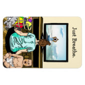 リマインダー、呼吸、サポやる気を起こさせるート マグネット (横)