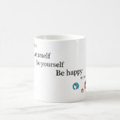 リマインダ前向きーのマグカップ コーヒーマグカップ (中央)