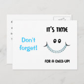 リマインダ歯列矯正アポイントメントブレース ポストカード (正面/裏面)