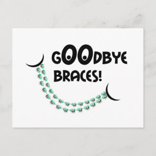 リマインダ歯列矯正アポイントメントGoodbye Braces Gr ポストカード